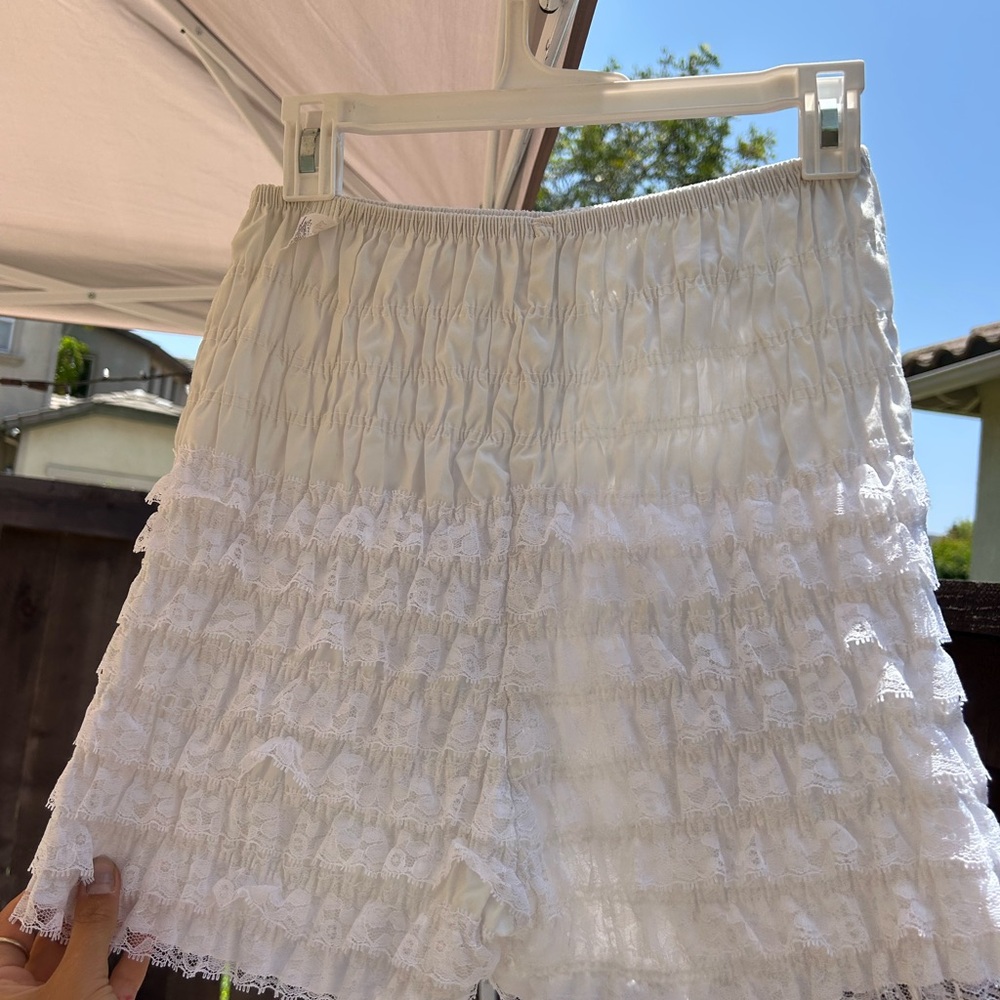 White Lace Bloomers